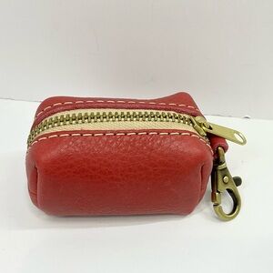 Portland Leather Dopp Keychain in Sugar-NEW